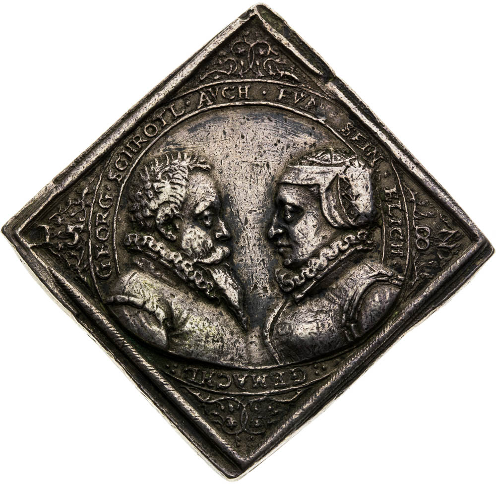 Stříbrná klipa 1582 - avers