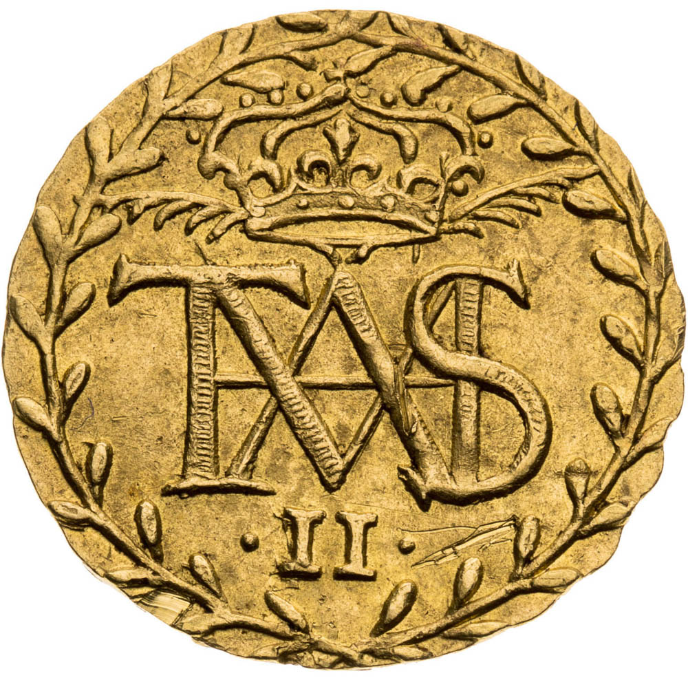 Zlatý žeton 1611 - avers