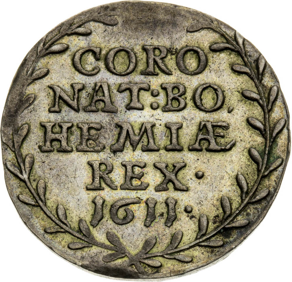 Stříbrný žeton 1611 - revers