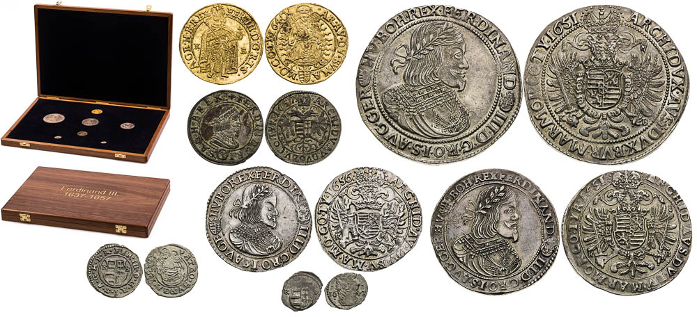 Mince Ferdinanda III. (7 ks) - averz