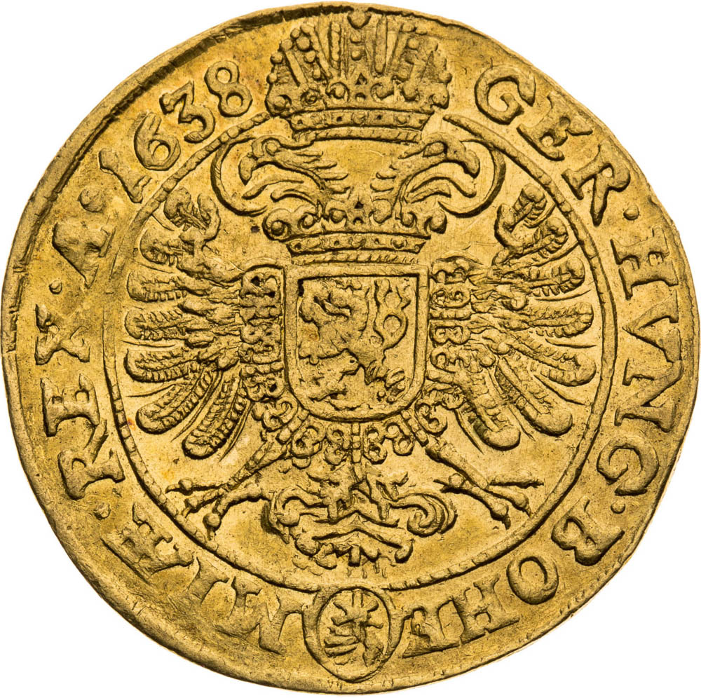 Dukát 1638 - reverz