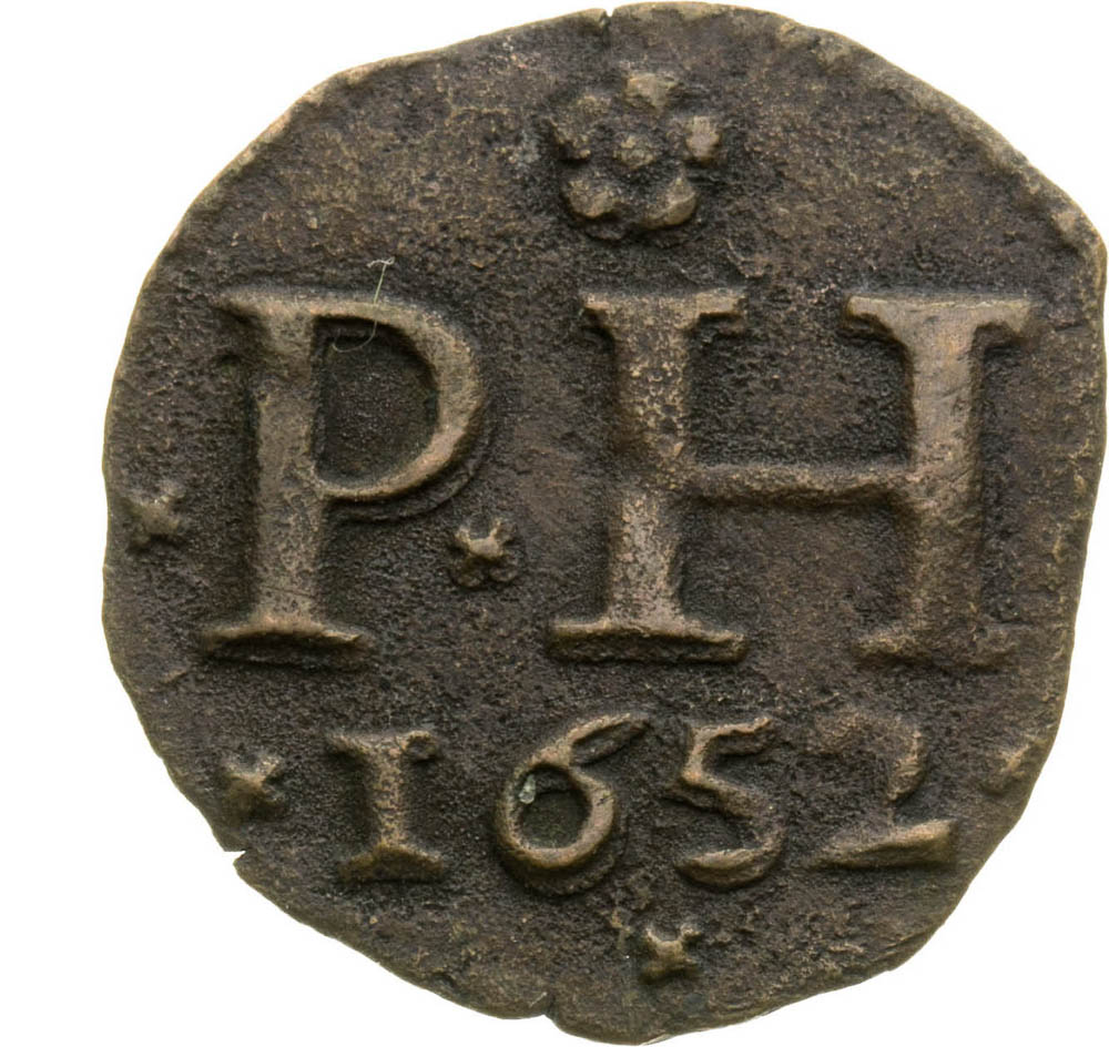 Banská minca 1652 - reverz