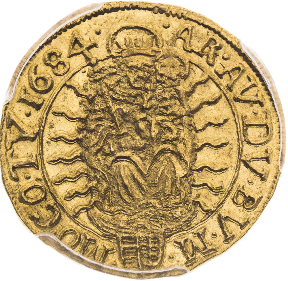 Ducat 1684 - back