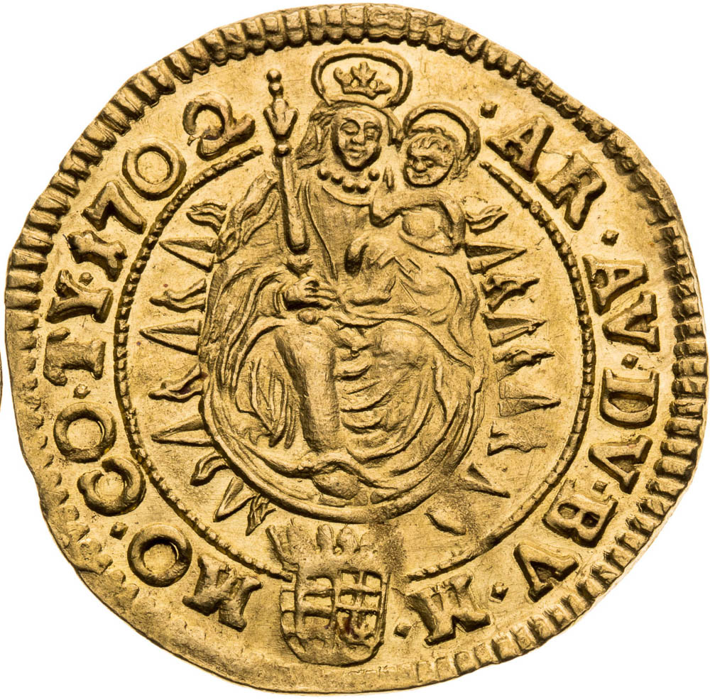 Ducat 1702 - back