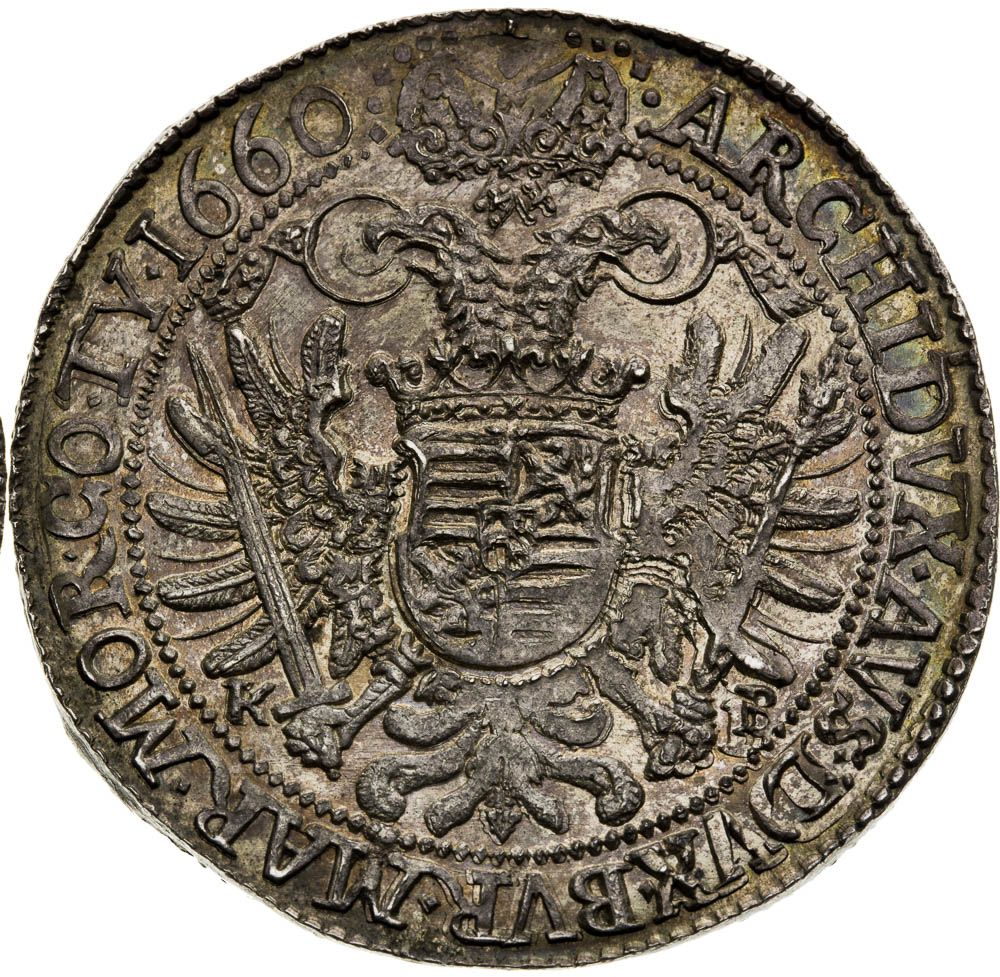 Thaler 1660 - back