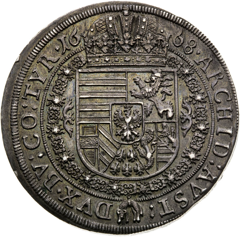 Thaler 1668 - back