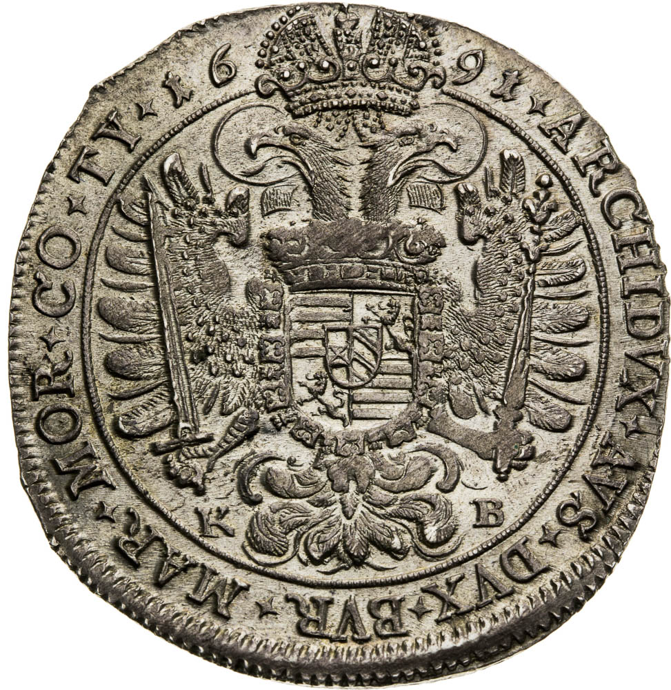 Thaler 1691 - back