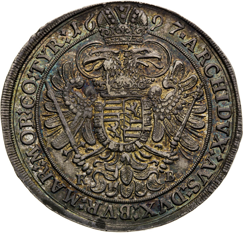 Thaler 1697 - back