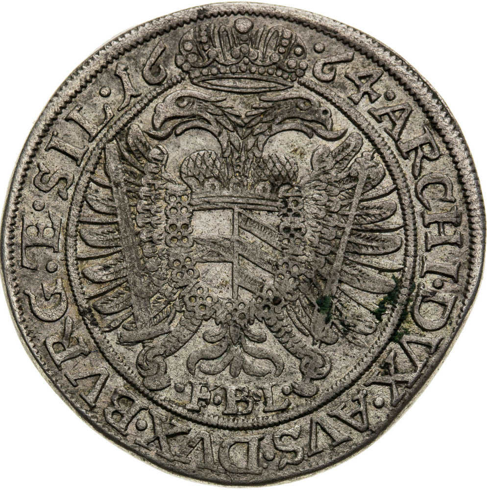 XV Krejcar 1664 - revers