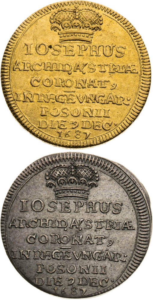Žeton 1687 (2 ks) - avers