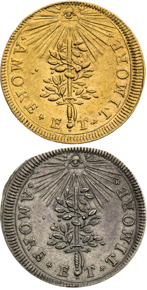 Žeton 1687 (2 ks) - revers