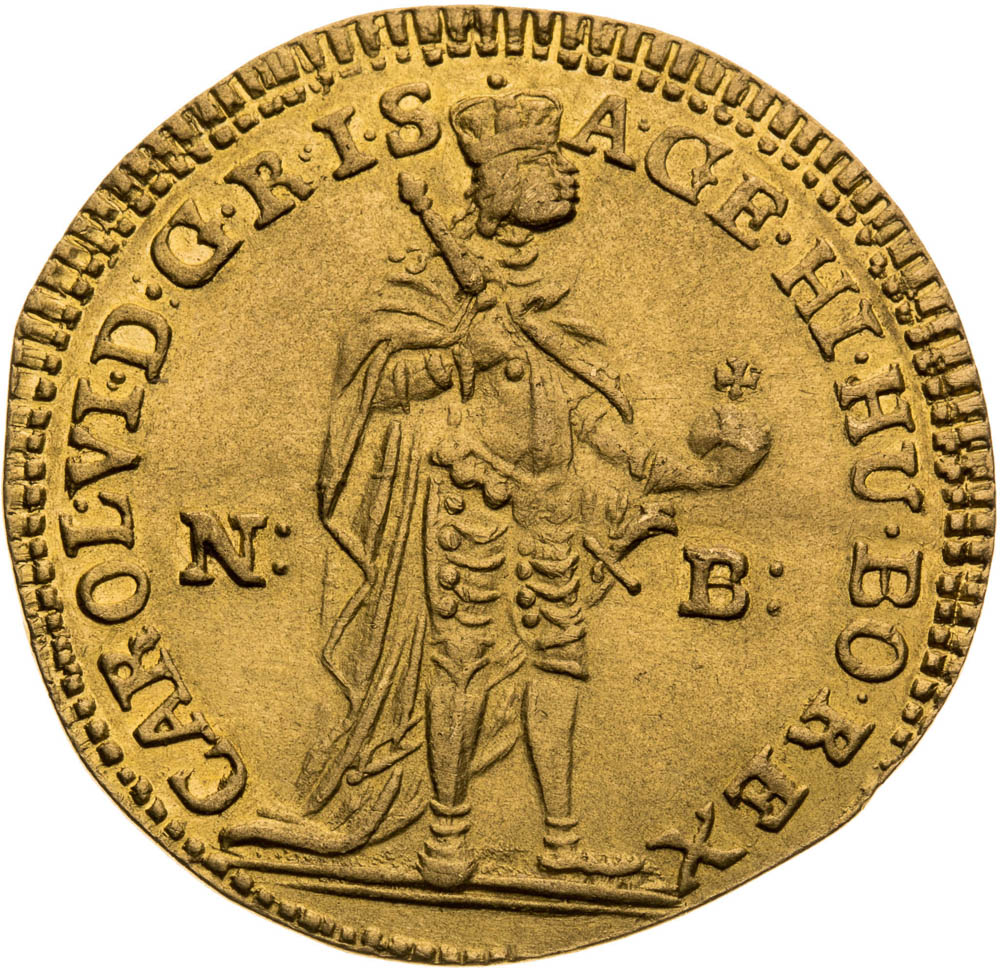 Dukát 1732 - averz