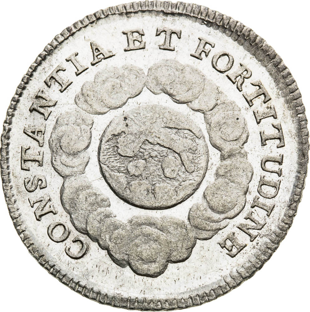 Strieborný žetón 1723 - reverz