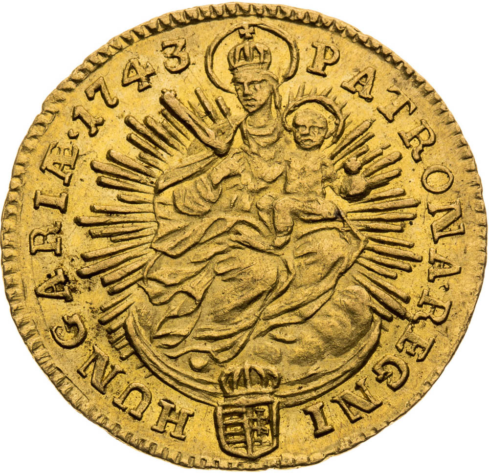 Ducat 1743 - back