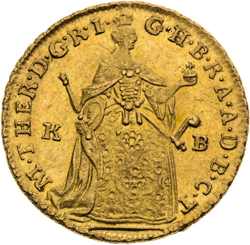 Ducat 1753 - front