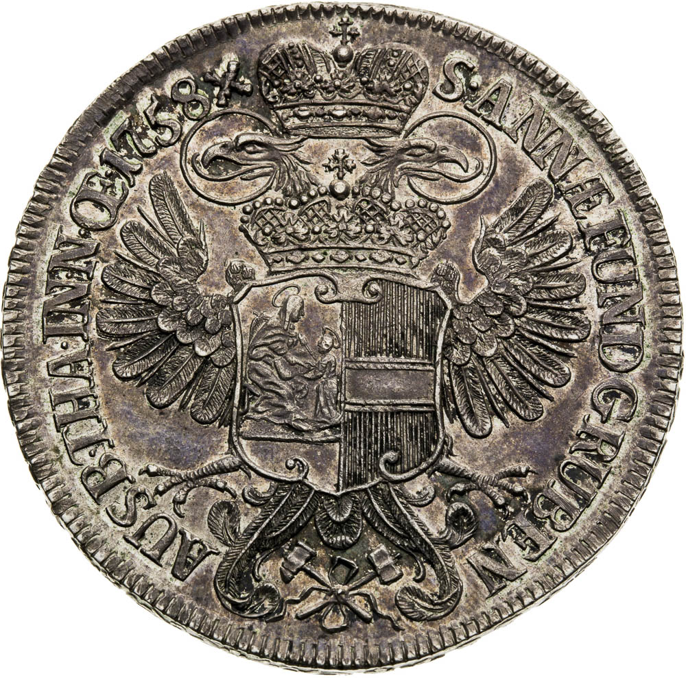 Thaler 1758 - back