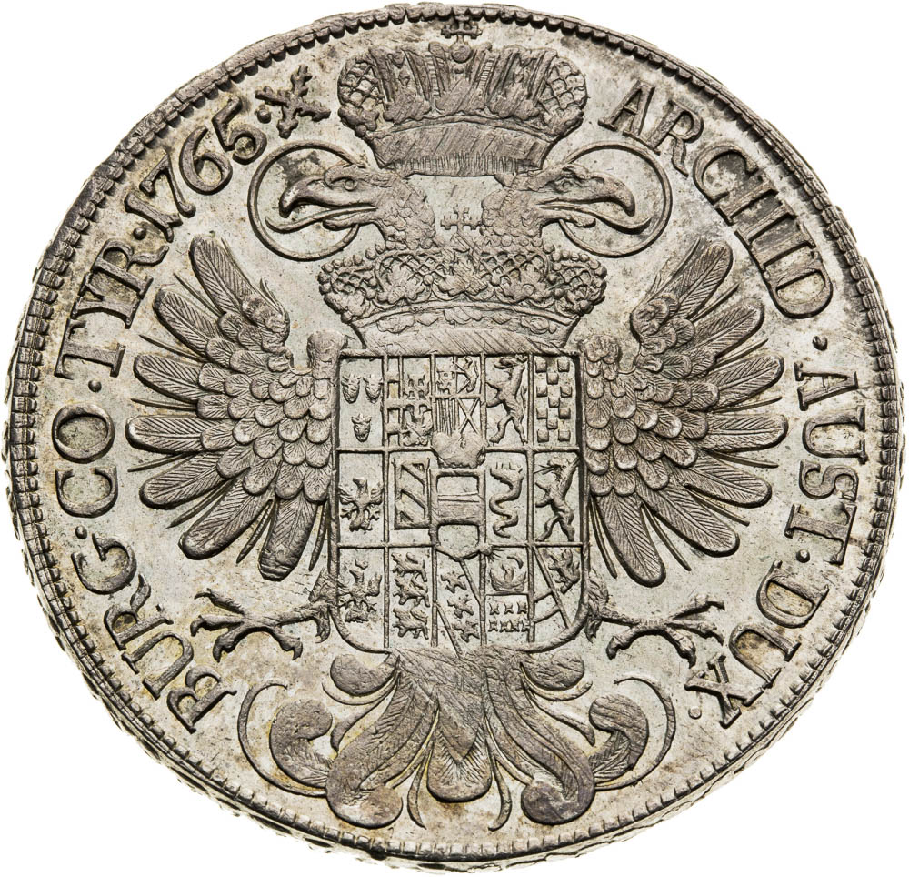 Thaler 1765 - back