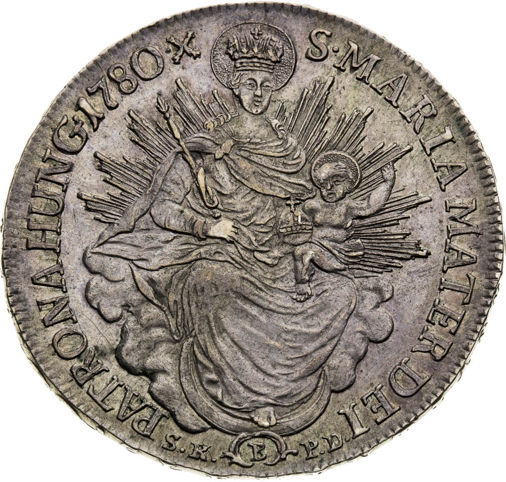 1/2 Thaler 1780 - back