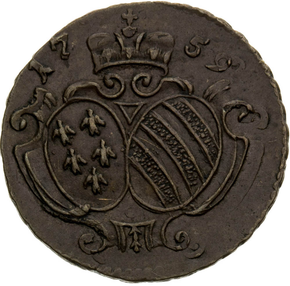 1/2 Pfenig 1759 - averz