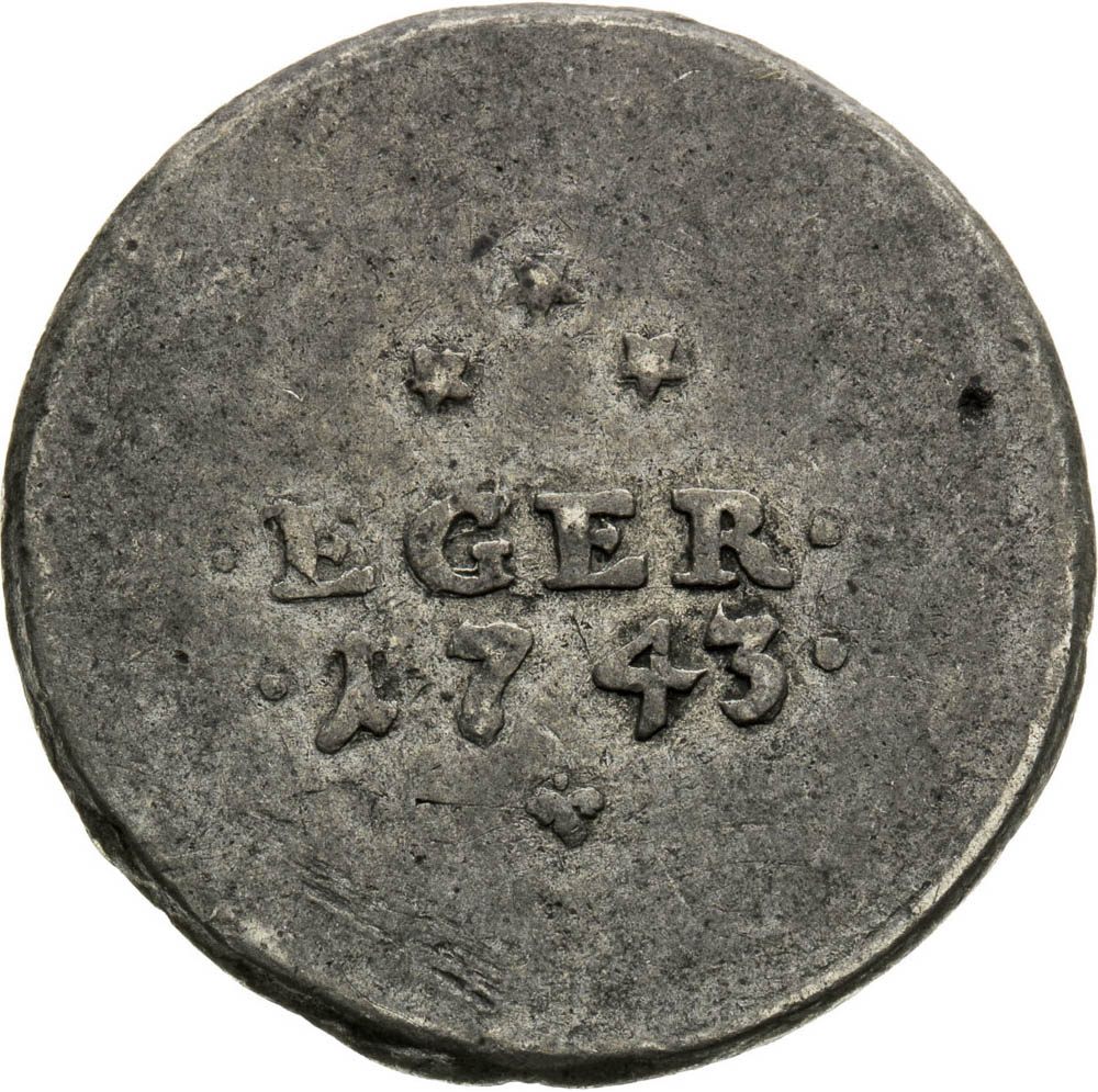3 Kreutzer 1743 - back