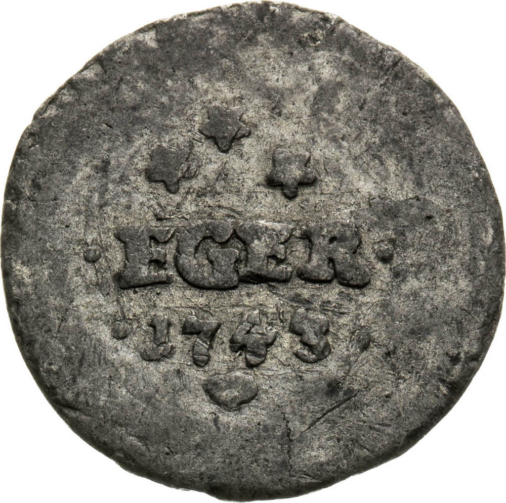 1 Krejcar 1743 - revers