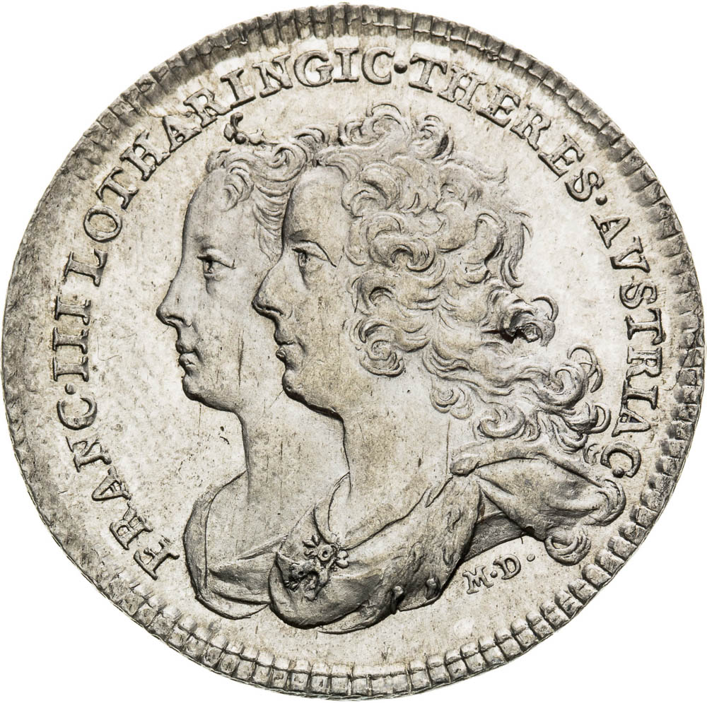 Silver Token 1736 - front