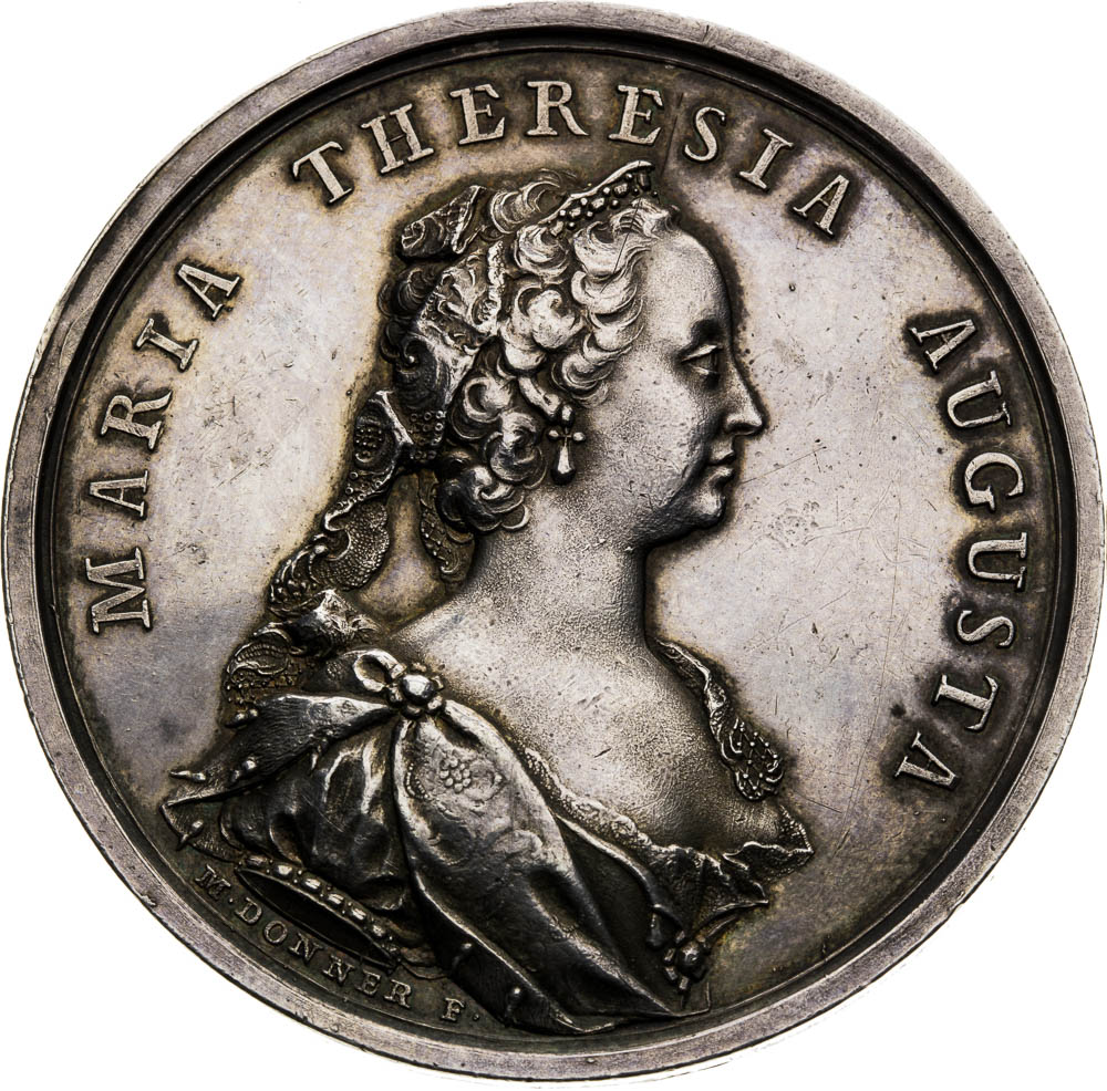 Silver Medal 1741 - front