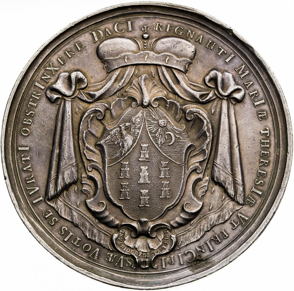 Silver Medal 1741 - front