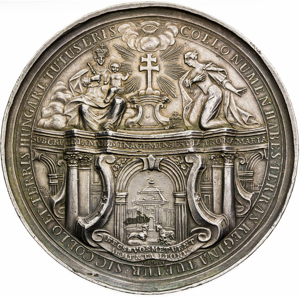 Silver Medal 1741 - back