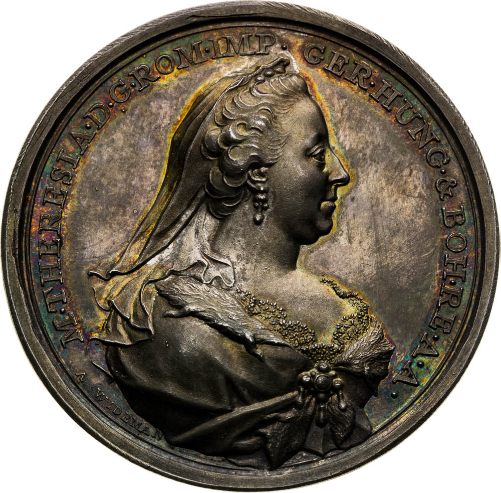 Stříbrná medaile 1767 - avers