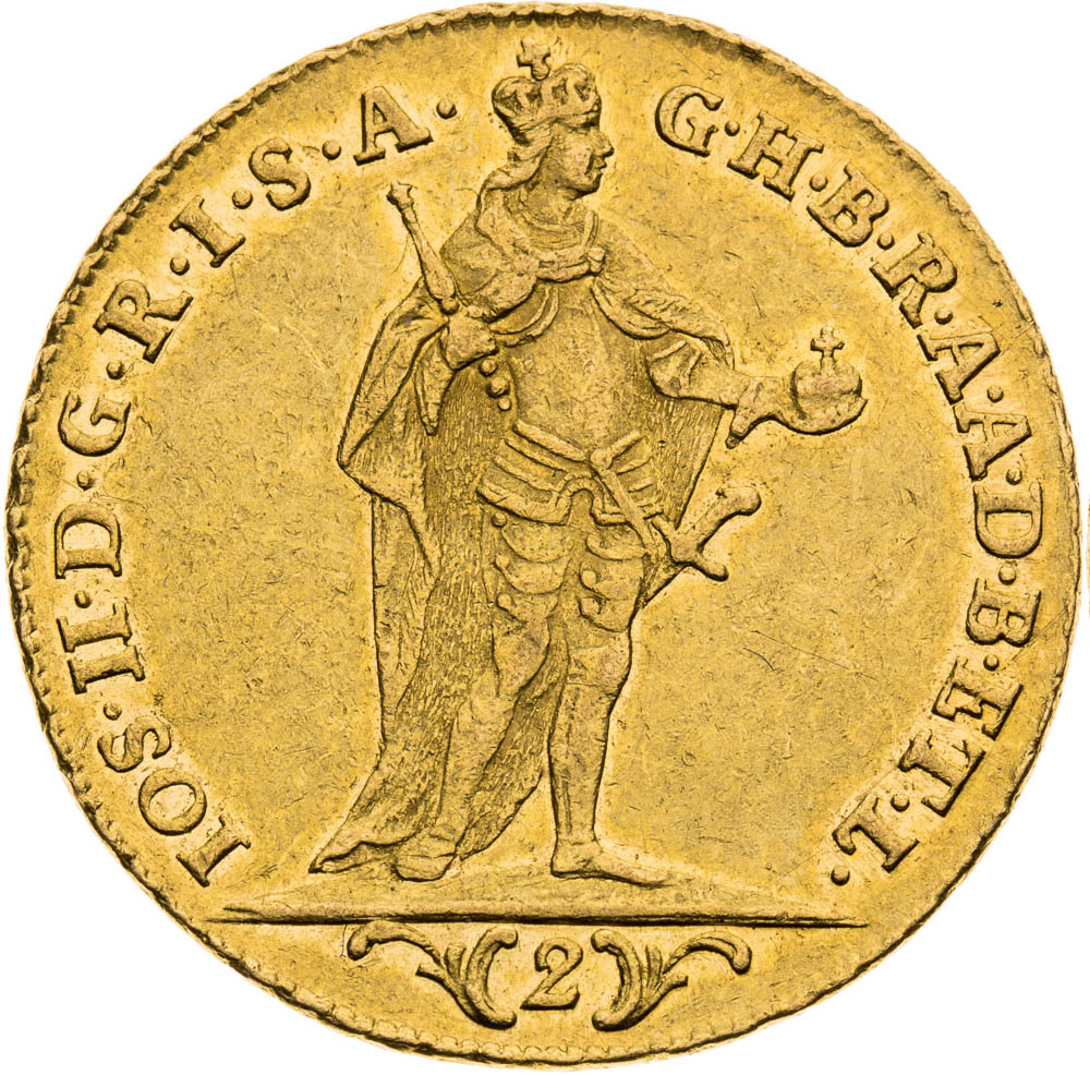 2 Dukát 1785 - avers