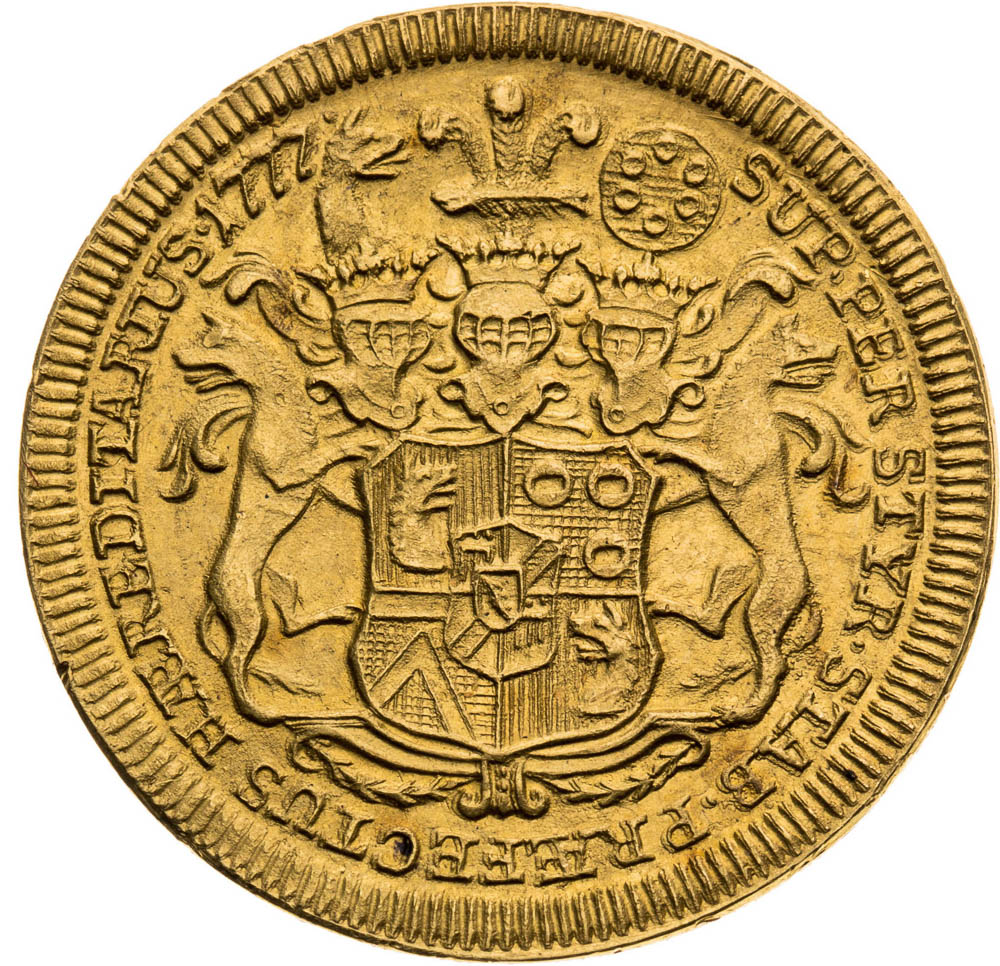 Dukát 1777 - revers