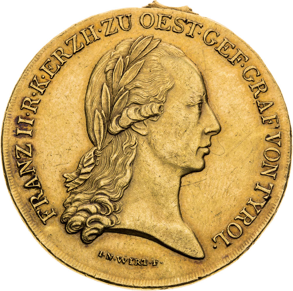 Gold medal 1797 - front
