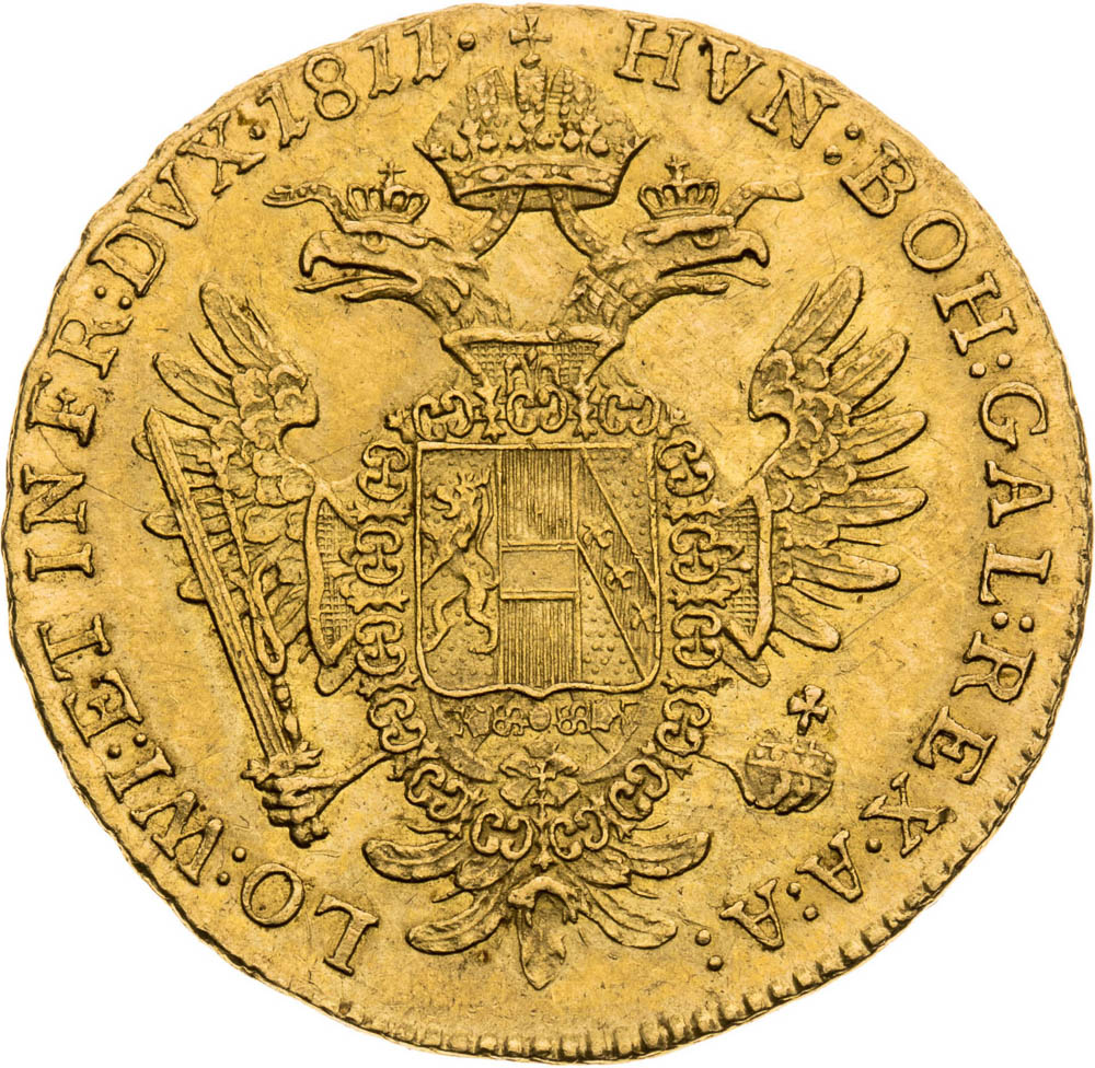 Dukát 1811 - revers