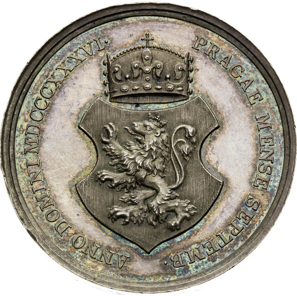 Strieborná medaila 1836 - reverz