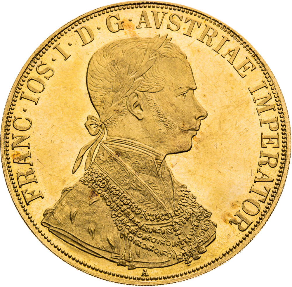 4 Dukát 1864 - averz