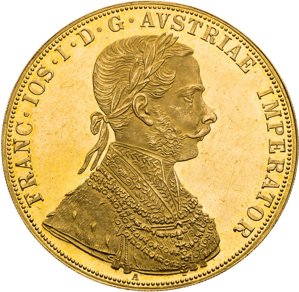 4 Dukát 1872 - averz
