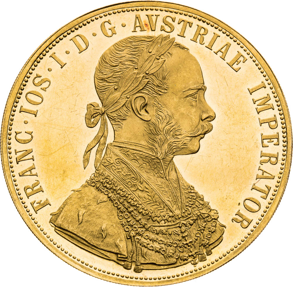 4 Dukát 1887 - averz