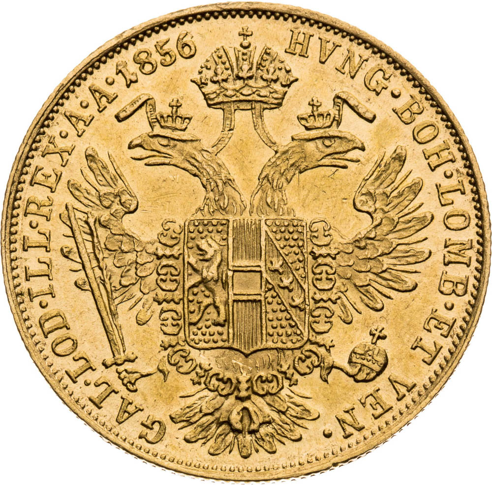 Ducat 1856 - back