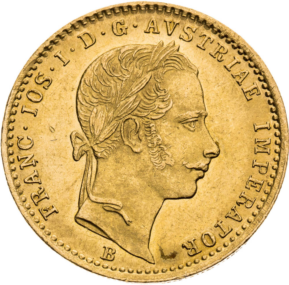 Dukát 1862 - avers