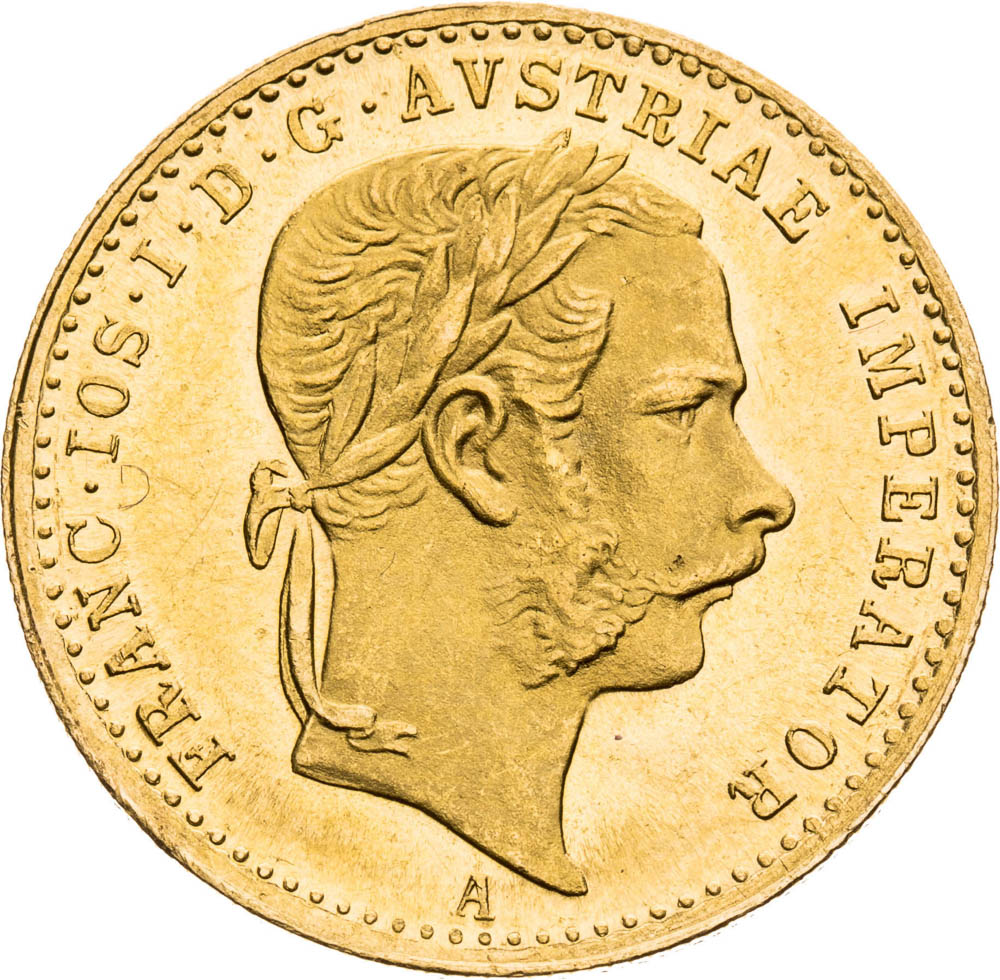 Dukát 1872 - avers