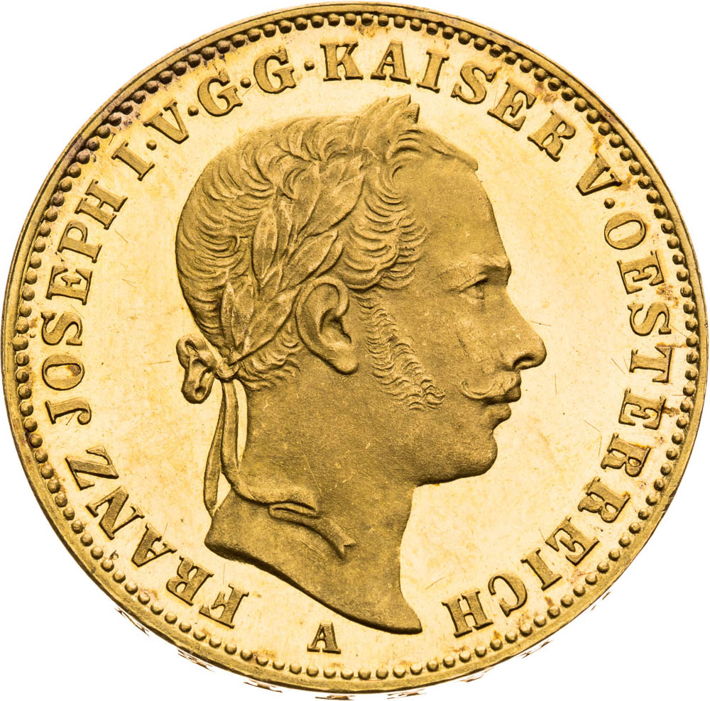 Spolková koruna 1861 - averz