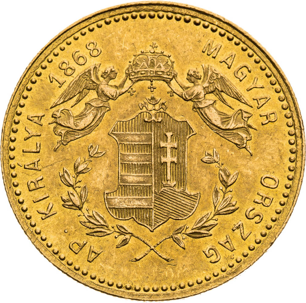 Ducat 1868 - back