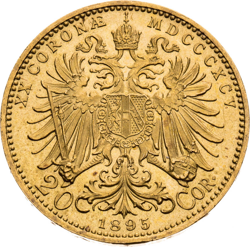 20 Korona 1895 - reverz