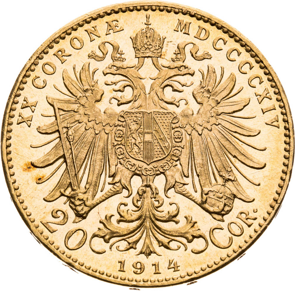 20 Korona 1914 - reverz