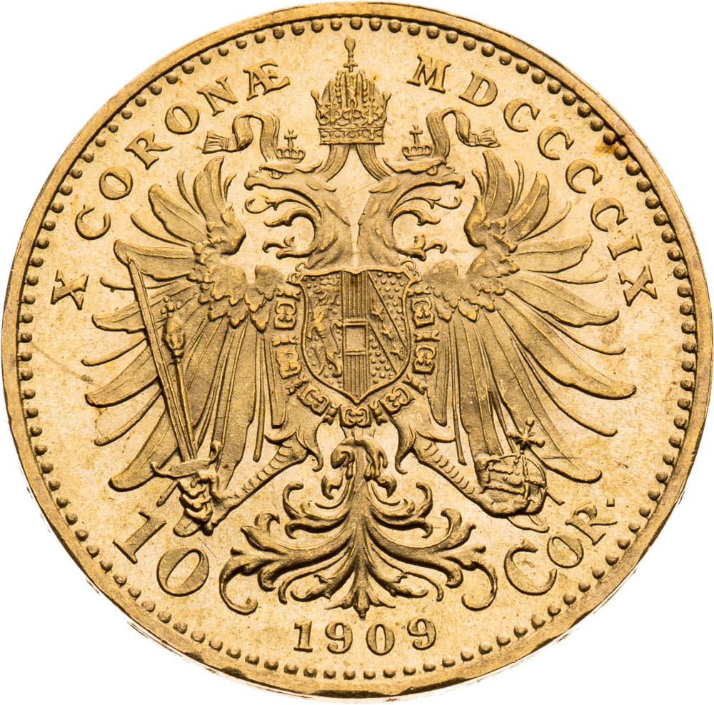 10 Corona 1909 - back