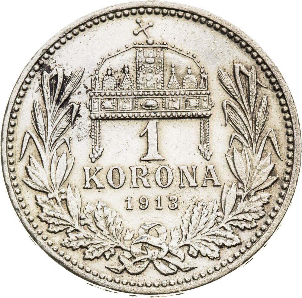 1 Korona 1913 - reverz