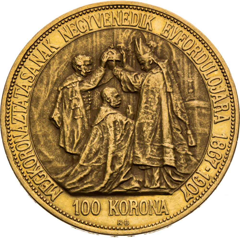 100 Korona 1907 - reverz