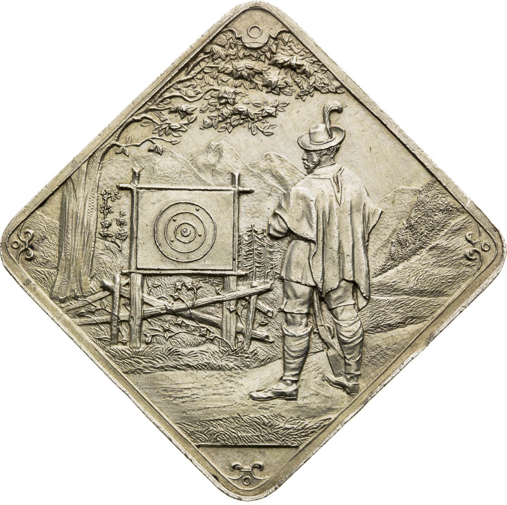 Stříbrná klipa 1893 - revers