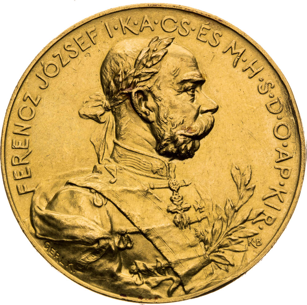 Zlatá medaile 1896 (8 Dukát) - avers